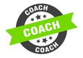 coach sign Royalty Free Stock Photo