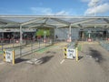 Coach Station in Stansted Royalty Free Stock Photo