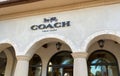 A Coach store at an outdoor mall Royalty Free Stock Photo