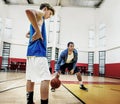 Coach Team Athlete Basketball Bounce Sport Concept Royalty Free Stock Photo