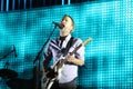 Radiohead in concert at Coachella Royalty Free Stock Photo