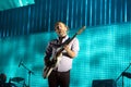 Radiohead in concert at Coachella Royalty Free Stock Photo