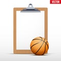 Coaching blank clipboard Royalty Free Stock Photo