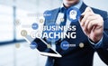 Coaching Mentoring Education Business Training Development E-learning Concept Royalty Free Stock Photo