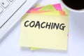 Coaching and mentoring education training workshop learning semi Royalty Free Stock Photo