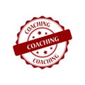 Coaching stamp illustration