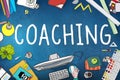 Coaching Training Mentor Teaching Coach Concept Royalty Free Stock Photo