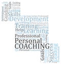 Coaching word cloud