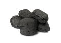 Coal Briquette, Pressed Charcoal Royalty Free Stock Photo