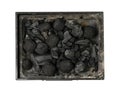 Coal Briquette, Pressed Charcoal Royalty Free Stock Photo