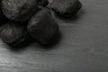 Coal Briquette, Pressed Charcoal Royalty Free Stock Photo