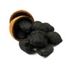 Coal Briquette, Pressed Charcoal Royalty Free Stock Photo