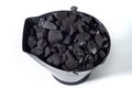 Coal bucket Royalty Free Stock Photo