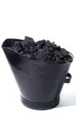 Coal bucket Royalty Free Stock Photo