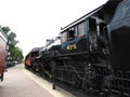 Strasburg Train Station with historic 475 locomotive Royalty Free Stock Photo