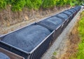 Coal Cars On A Long Freight Train REVISED