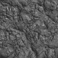 Coal Closeup. Seamless Tileable Texture. Royalty Free Stock Photo