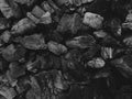 Black natural charcoal stock image Royalty Free Stock Photo