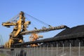 Coal Conveyor Belt Royalty Free Stock Photo