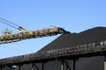 Coal Conveyor Belt Royalty Free Stock Photo