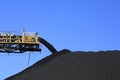 Coal Conveyor Belt Royalty Free Stock Photo