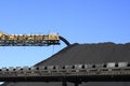 Coal Conveyor Belt Royalty Free Stock Photo