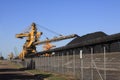 Coal Conveyor Belt Royalty Free Stock Photo