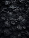 Coal Creative Abstract Texture Wallpaper. Royalty Free Stock Photo