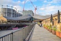 Coal Drops Yard daytime view King`s Cross, London, UK