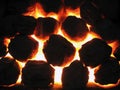 Coal fire Royalty Free Stock Photo