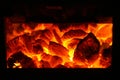 Coal fire Royalty Free Stock Photo