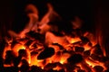 Coal Fire Royalty Free Stock Photo