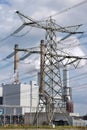 Coal-fired power plant Royalty Free Stock Photo