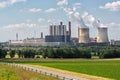 Coal-fired power plant near lignite mine Inden in Germany Royalty Free Stock Photo