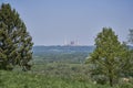 coal fired power plant producing electricity Royalty Free Stock Photo