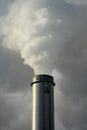 Coal Fossil Fuel Power Plant Smokestack Emits Carbon Dioxide Pol Royalty Free Stock Photo