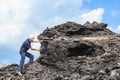 Coal geologist Royalty Free Stock Photo