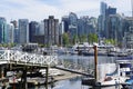 Coal Harbour in Vancouver Royalty Free Stock Photo