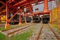 Coal Hopper Cars Under Tipple at Blue Heron Mining Community, KY