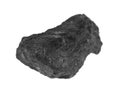 Coal isolated on white background Royalty Free Stock Photo