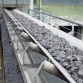 Coal loading Royalty Free Stock Photo