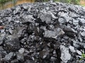 coal, lumps coal, coal mine, pile of lumps of coal