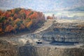 A coal mine, Appalachia, America Royalty Free Stock Photo