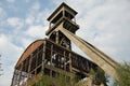 The coal mine in Eisden, Belgium. Faded glory Royalty Free Stock Photo