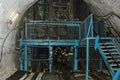 Coal mine elevator Royalty Free Stock Photo