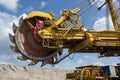 Coal mine excavator Royalty Free Stock Photo