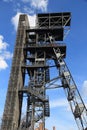 Coal mine headframe in Katowice, Poland