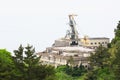 Coal mine ruins in Ikeshima, Nagasaki, Japan Royalty Free Stock Photo