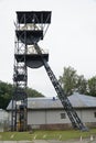 Coal mine shaft - elevator - Nowa Ruda, Poland Royalty Free Stock Photo