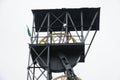 Coal mine shaft - elevator - Nowa Ruda, Poland Royalty Free Stock Photo